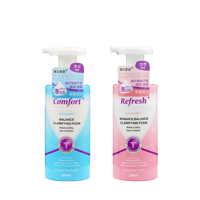 LOCKMIO绿之密语完税进口抑菌除味维护秘密酸碱平衡男女私密洗剂180ml
